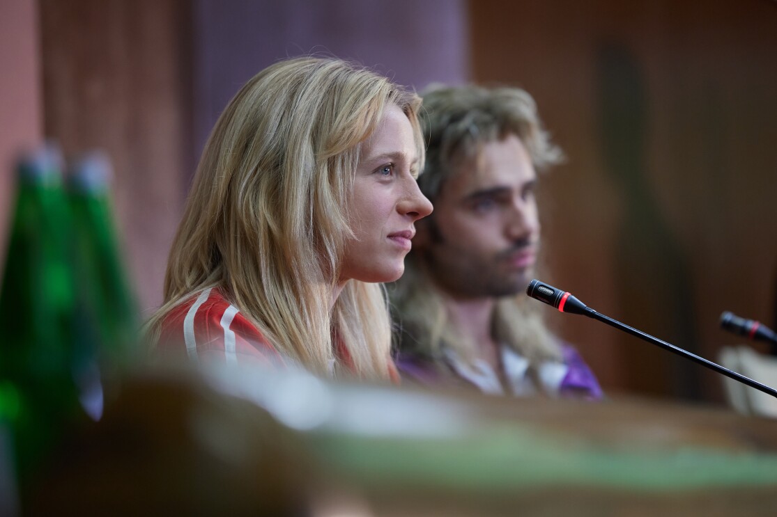 Szene aus Perfect Match, der Geschichte über Steffi Graf und Andre Agassi.