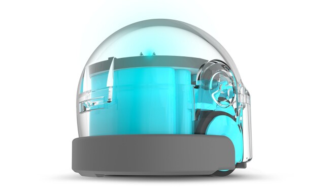 小蓝,袖珍,基本构建早期蒸汽机器人技能(6 +岁初学者编码)。