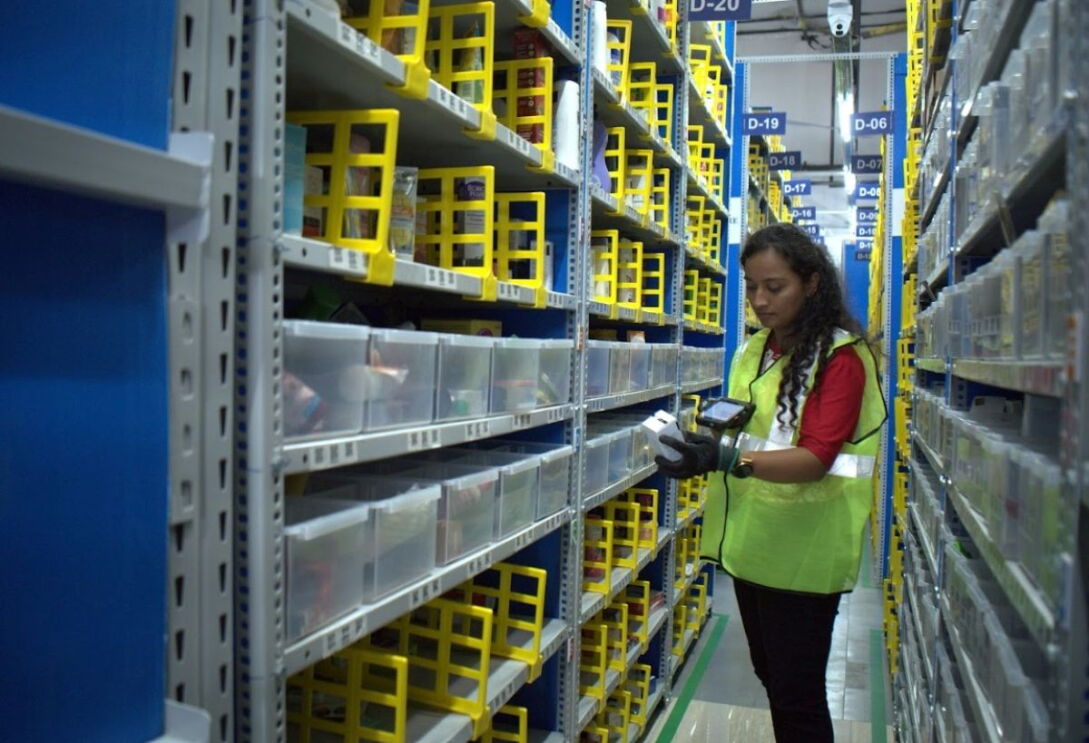 Amazon micro-fulfilment centre