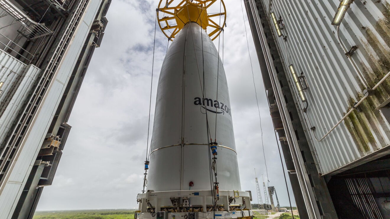 Rocket at Kuiper facility