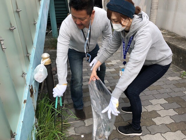 Amazon、「中之島ウエスト・クリーンアップ活動」に参加