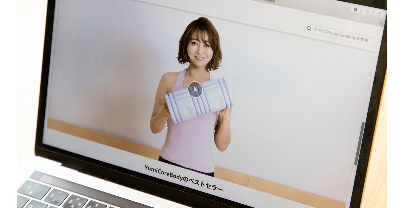 ストアページの写真。村田さんが商品の使い方を説明する動画が大きく掲載されている