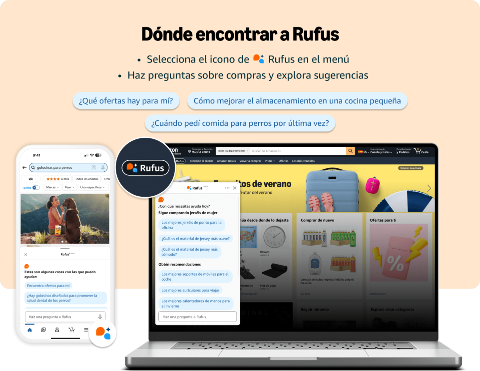 Teléfono con Rufus activado. 