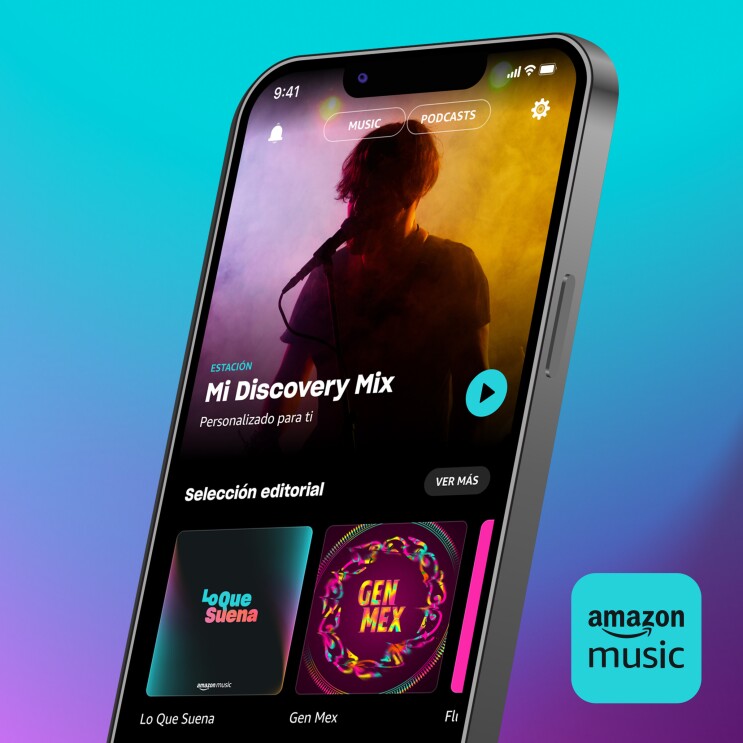 Dispositivo Móvil y Amazon Music