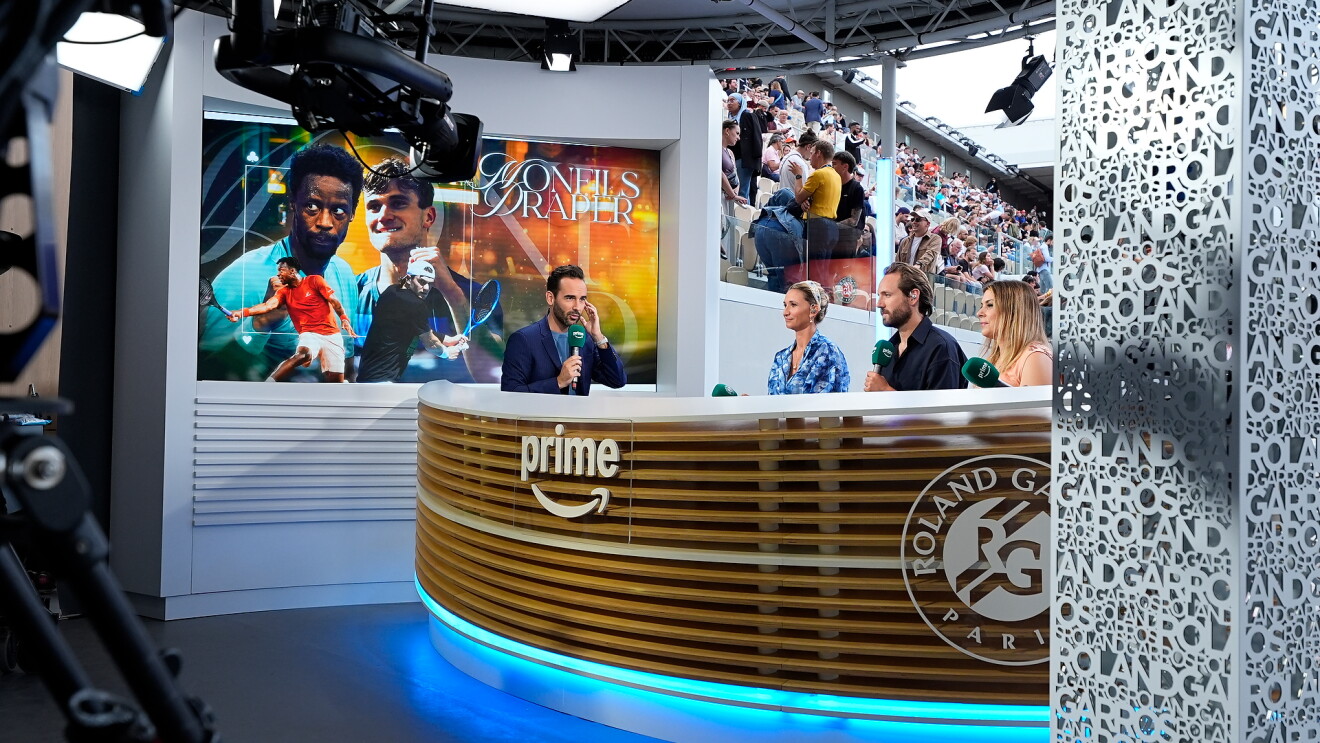 A Prime Video Studio at Roland Garros 2025