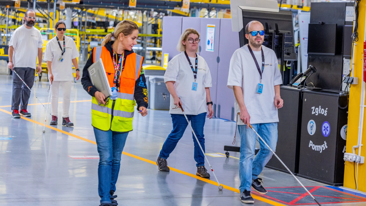Visusally impaired employees in Poland
