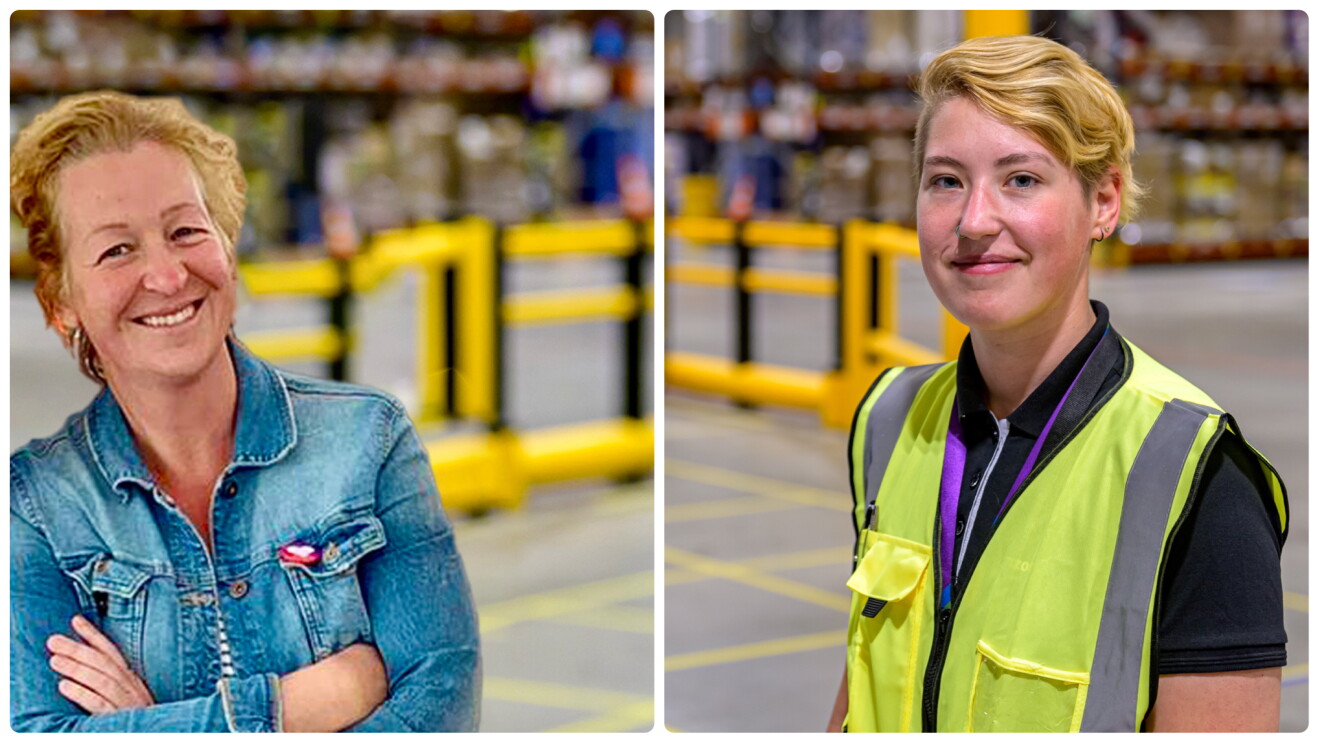Einzelporträts: Tina, Recruiterin bei Amazon & Charlotte, Azubine für Mechatronik.