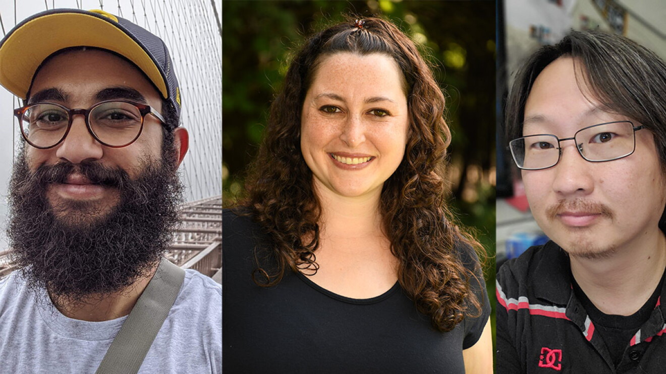 Three teachers who were recipients of Amazon Future Engineer Teacher of the Year awards