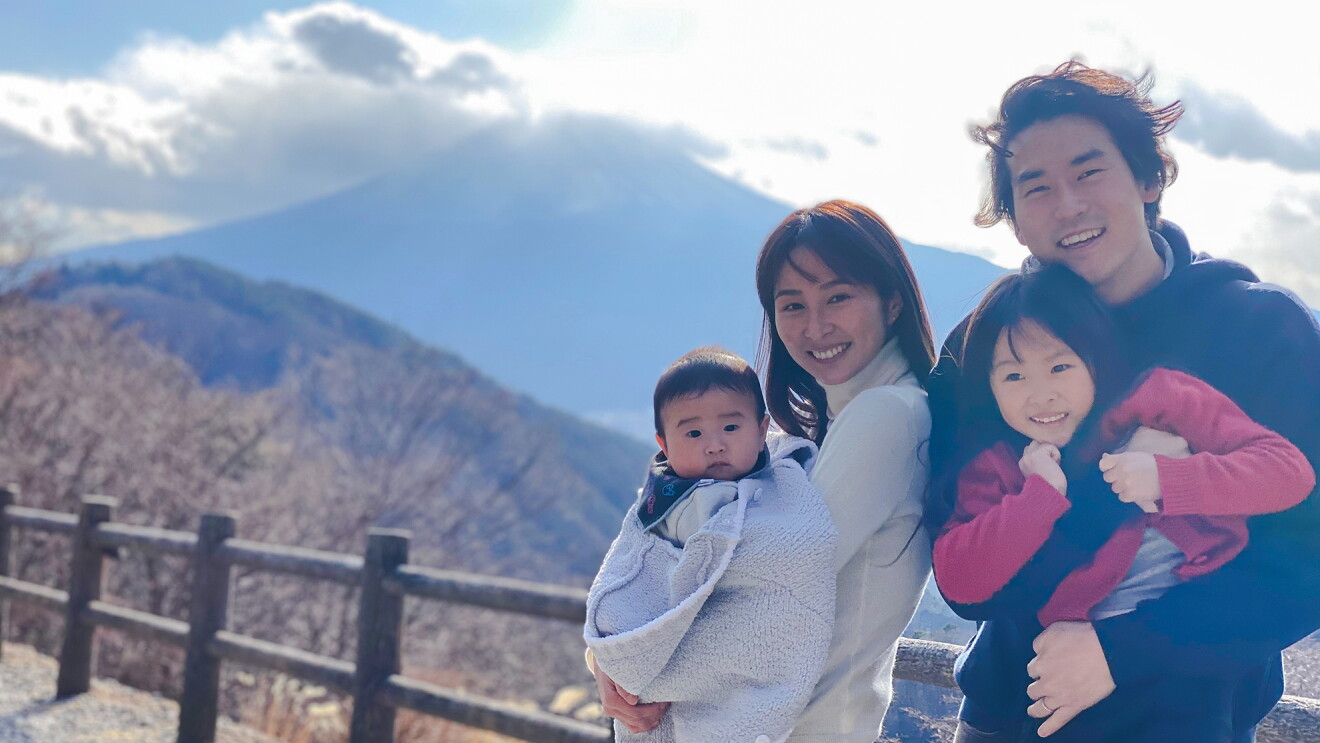田中さんの家族写真