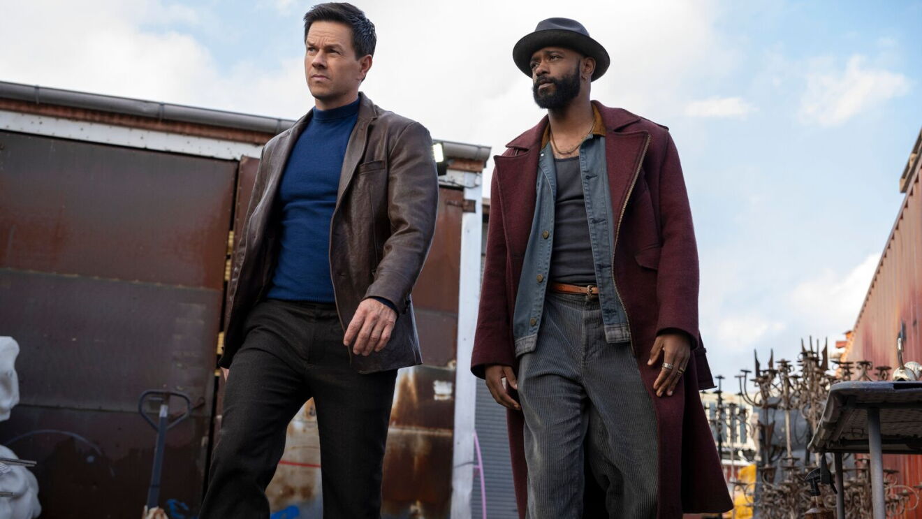 Mark Wahlberg and LaKeith Stanfield in Play Dirty