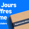 Image qui dit "Les Jours d'offres Prime, 7 au 10 Octobre"