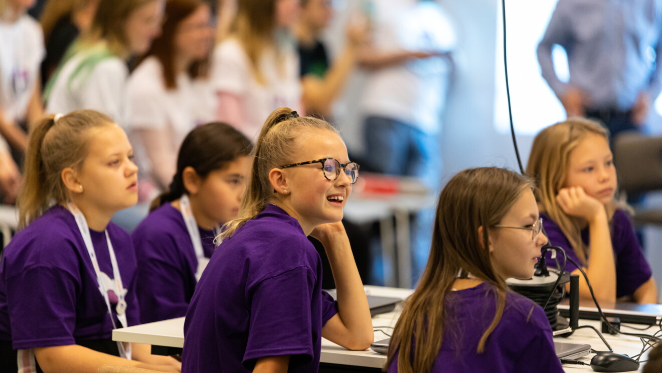 Girls tech day in Sweden by AWS.