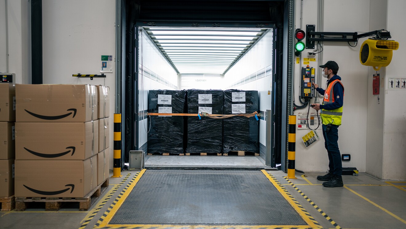 Image from the Slovakia hub Amazon set up to support Ukraine refugees