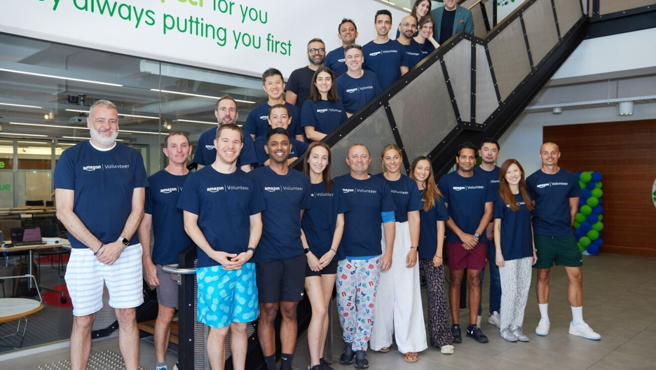 Amazon Australia staff volunteering at 2023's Global Month of Volunteering events.