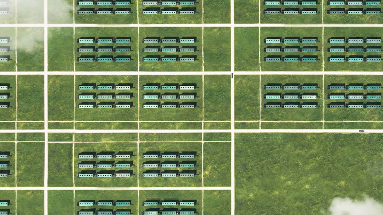 Renderings from CarbonCapture’s proposed direct air capture array.