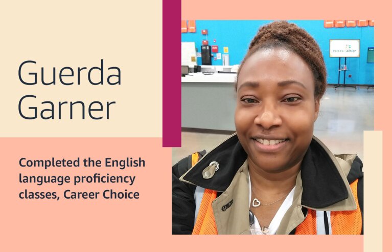 A headshot of an Amazon employee.