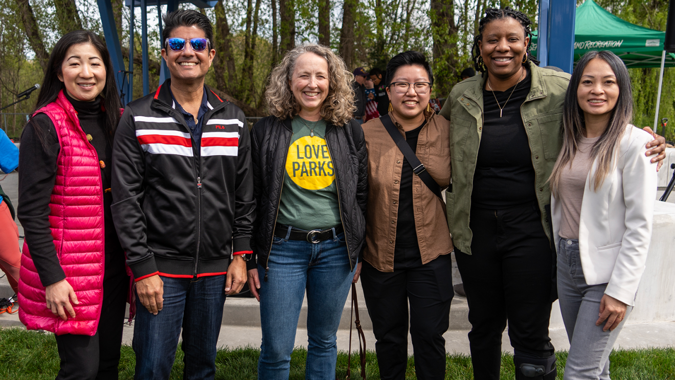 Leaders from Seattle Parks Foundation, Seattle Parks and Recreation, and the Seattle City Council.