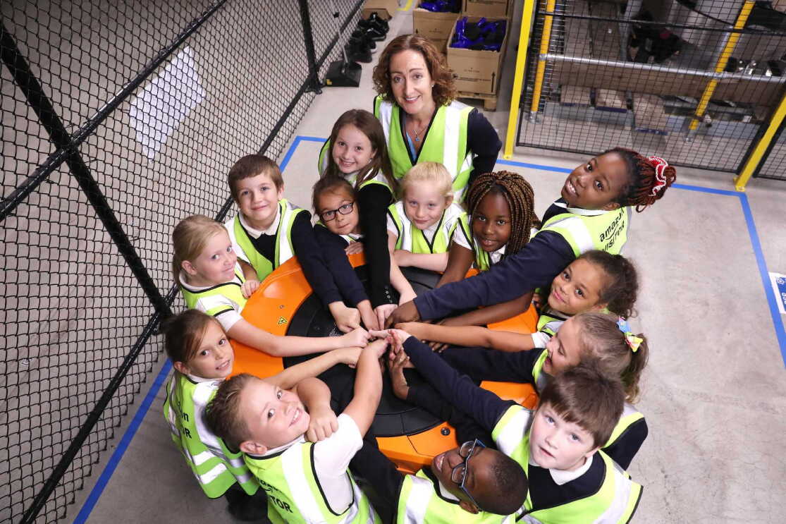 Robotics Workshops in Amazon fulfilment centres