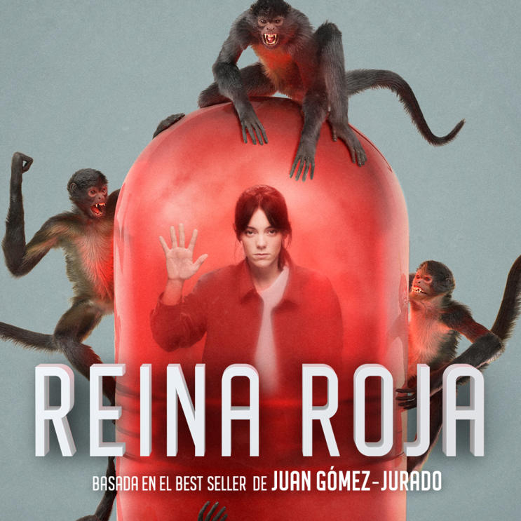 Cartel de la serie Reina Roja. 