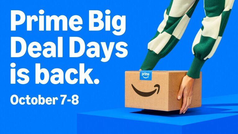 Amazon Prime Big Deal Days promotion with dates October 7-8