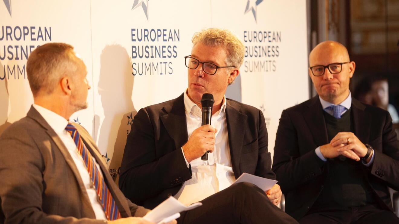 James Waterworth speaking at EBS 1