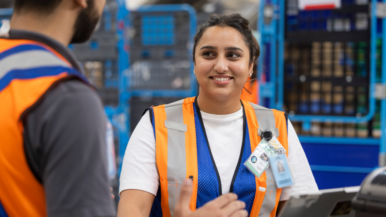 Ops Employee in Vest