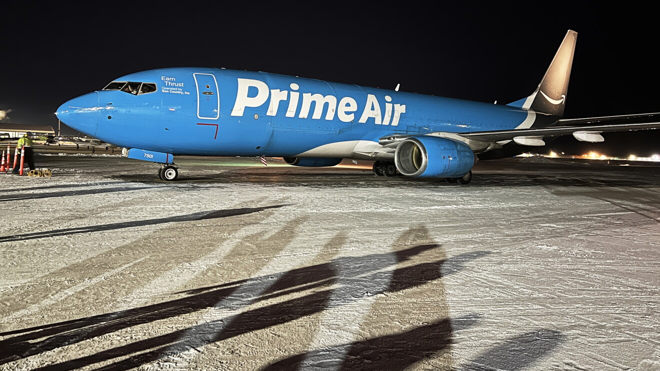 Amazon delivers to Santa in North Pole