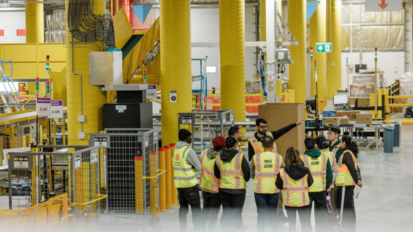 The Cranbourne West facility spans 52,000 square metres across two levels - the equivalent of two and a half AFL fields - is now fully operational. The site has the capacity to store up to 4 million products sold on Amazon.com.au ranging from electronics, beauty products, furniture and books to everyday essentials. 