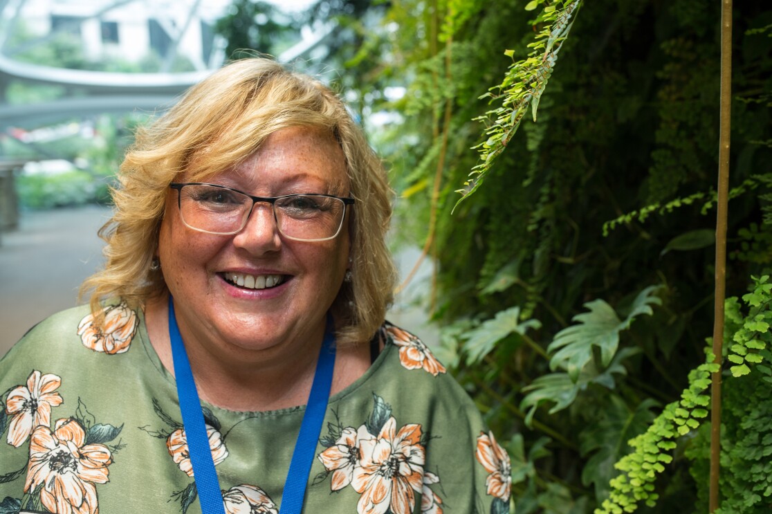 Catherine Wintle, fulfilment centre buyer at Amazon in Swansea pictured in the Amazon Spheres in Seattle