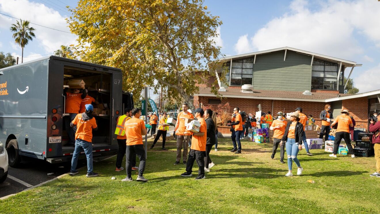 Amazon disaster relief efforts to support those impacted by California wildfires