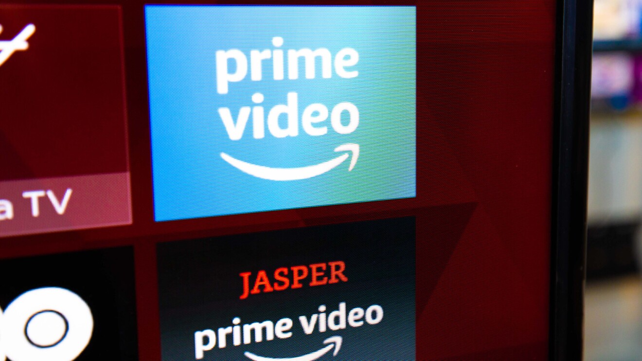 Thumbnail of the Prime Video app as seen on a TV screen