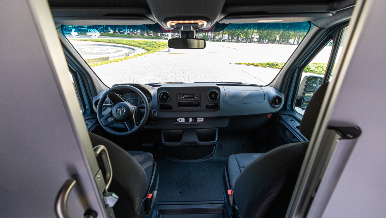 Interior of the Mercedes-Benz eSprinter