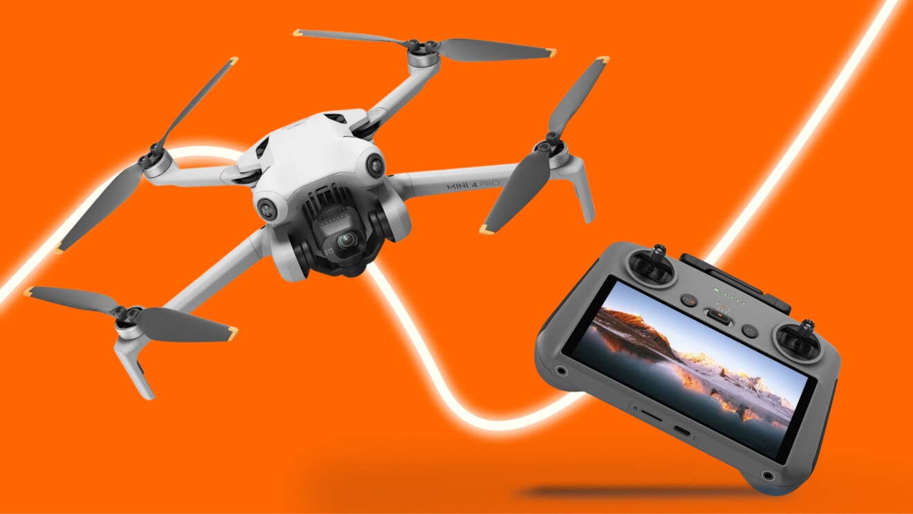 DJI Mini 4 Pro (con DJI RC 2), mini in schwarz