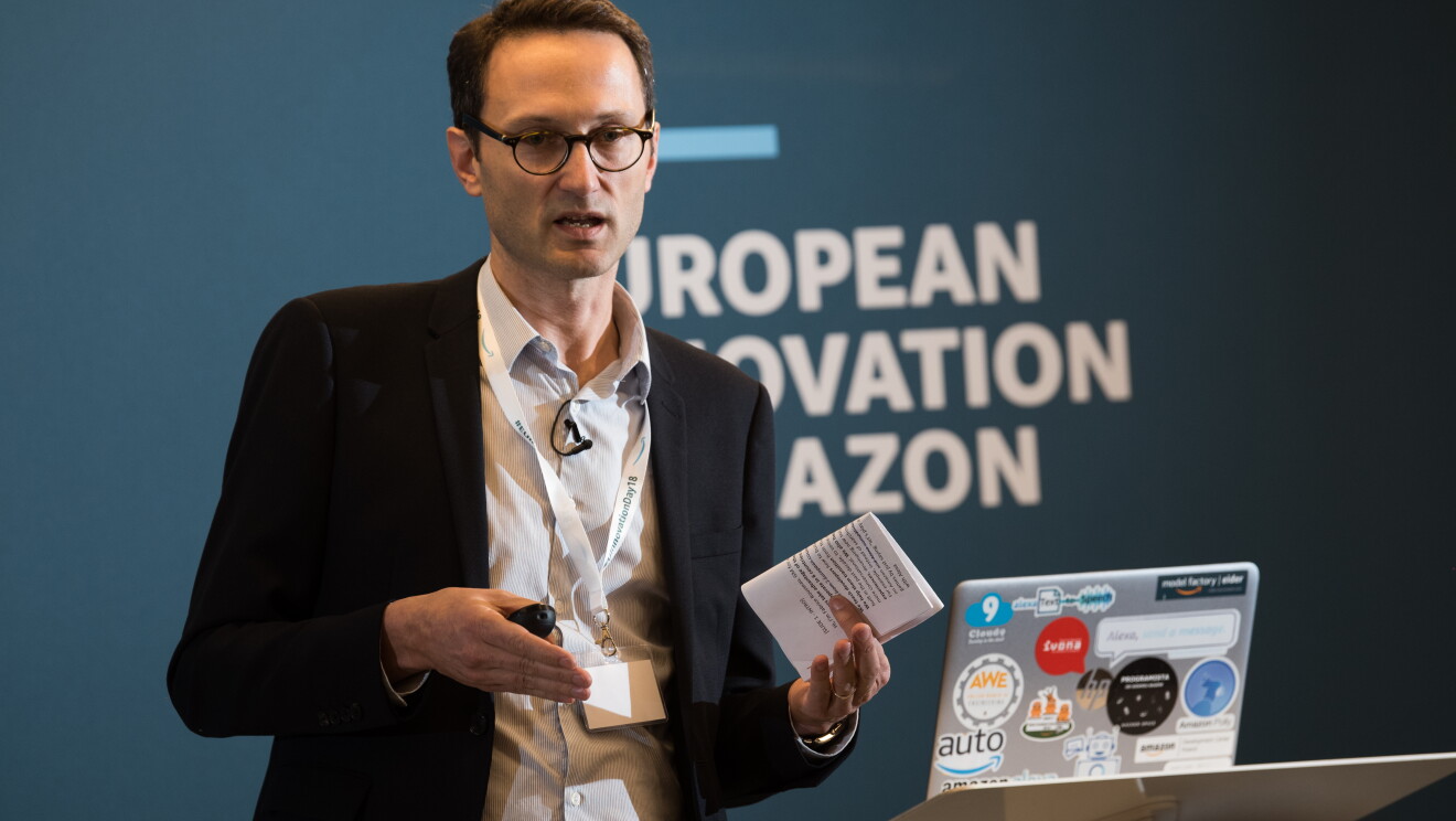 Fabrice Rousseau, General Manager Alexa Skills EU, explained the opportunities Alexa offers developers
