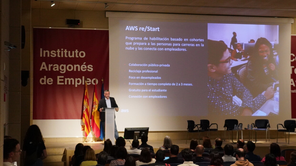 Presentación AWS re/Start Aragón.