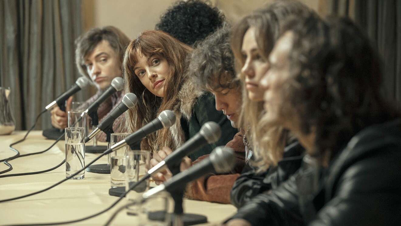 A still of Riley Keough as Daisy Jones in Prime Video's limited series, Daisy Jones & The Six.'