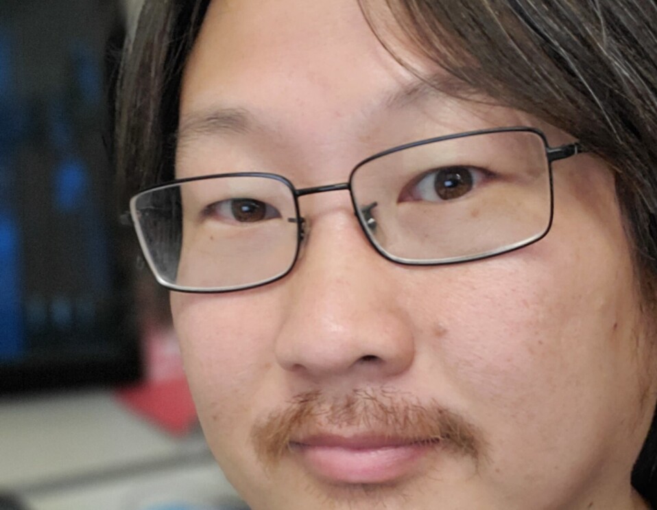 A photo of Jacob Jun, one of the first recipients of a Amazon Future Engineer's "Teacher of the Year" award
