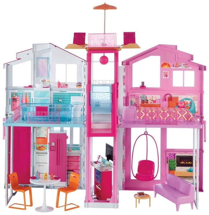 Abbildung des Barbie Stadthauses, erhältlich auf Amazon.de.