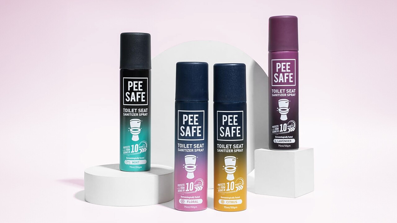 Pee Safe toilet sanitiser spray