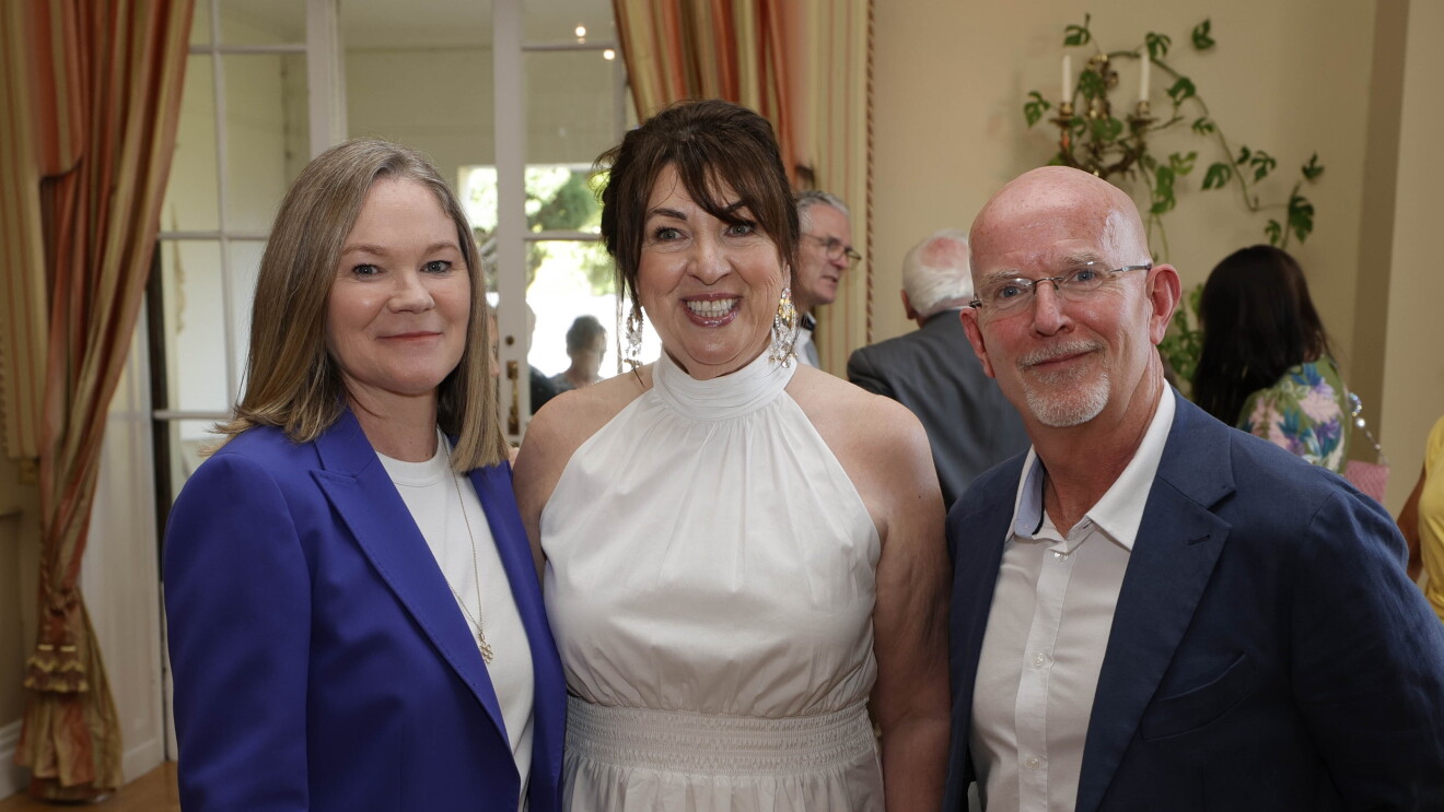 Lucy C. Cronin, Amazon VP for EU Public Policy; Claire D. Cronin, United States Ambassador to Ireland; Neil Morris, AWS Country Lead Ireland 