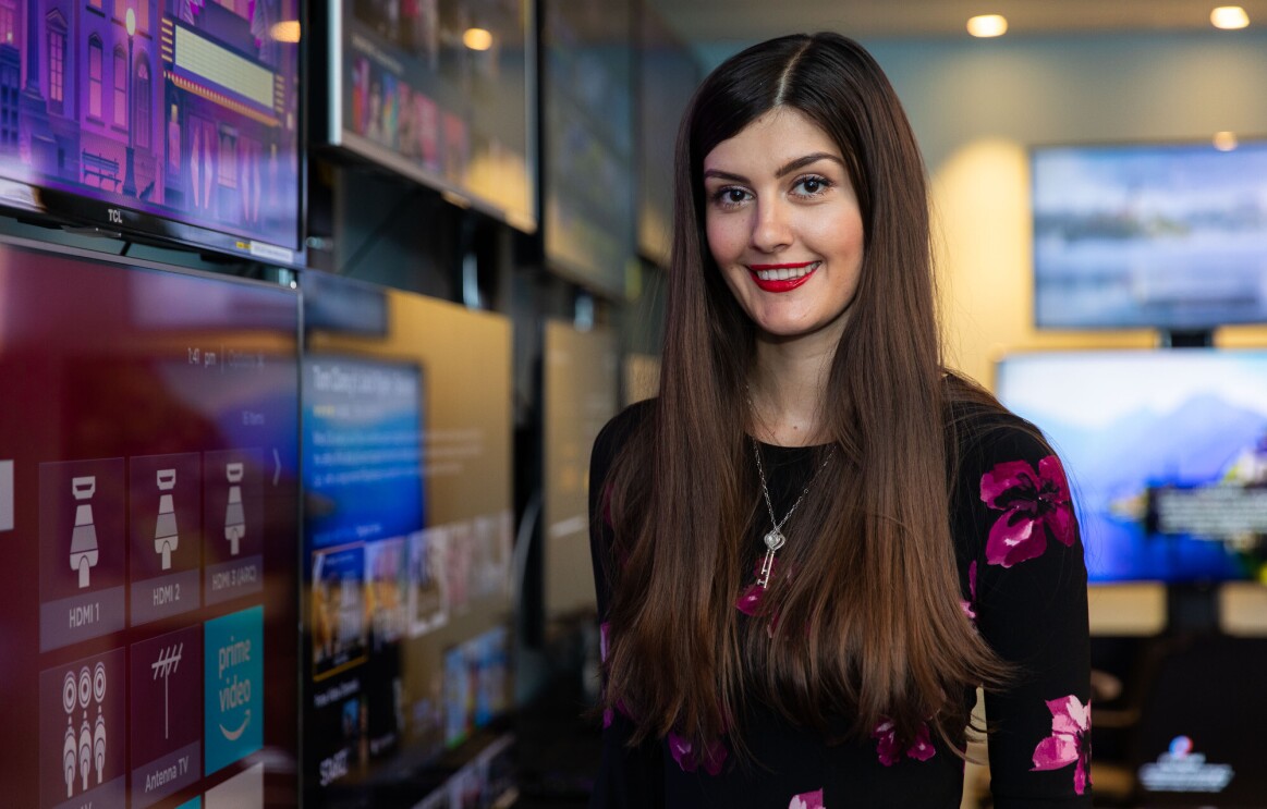 Amazonians working in the Prime Video development centre in London: Sven Thomas, Kam Chaggar, Silvia Dobrota and Andy Jack