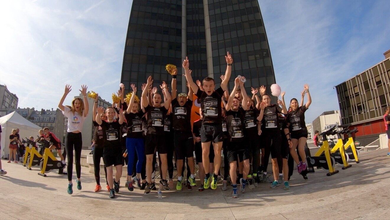 More than 50 Amazonians participated in French #ORduCommun initiative which aims to support Gustave Roussy cancer research