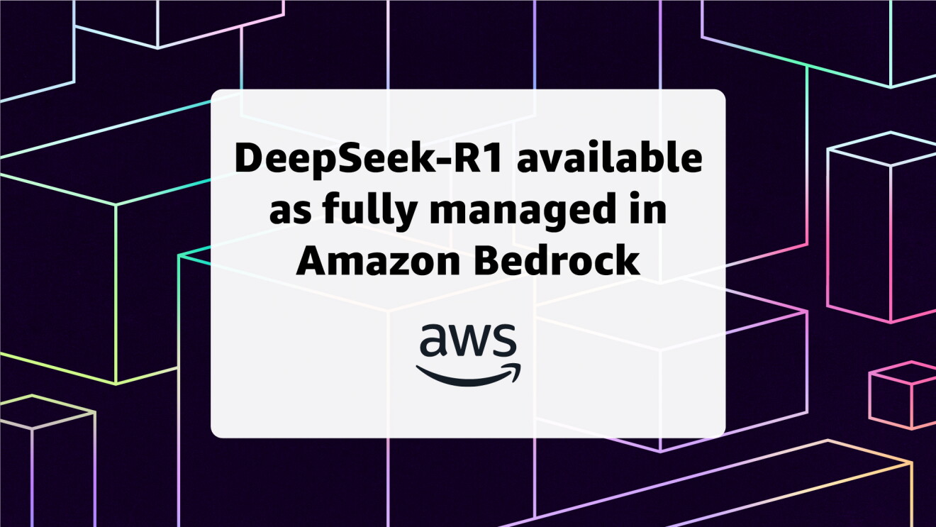 AWS announces DeepSeek-R1 availability on Amazon Bedrock