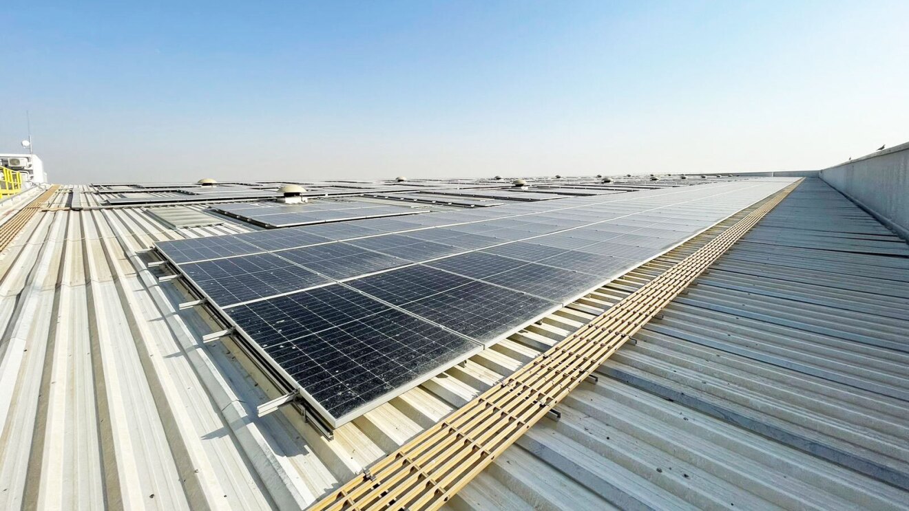 An image of solar panels.