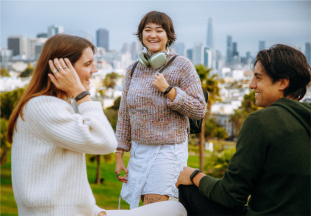 Lifestyle image of Bee AI wearable