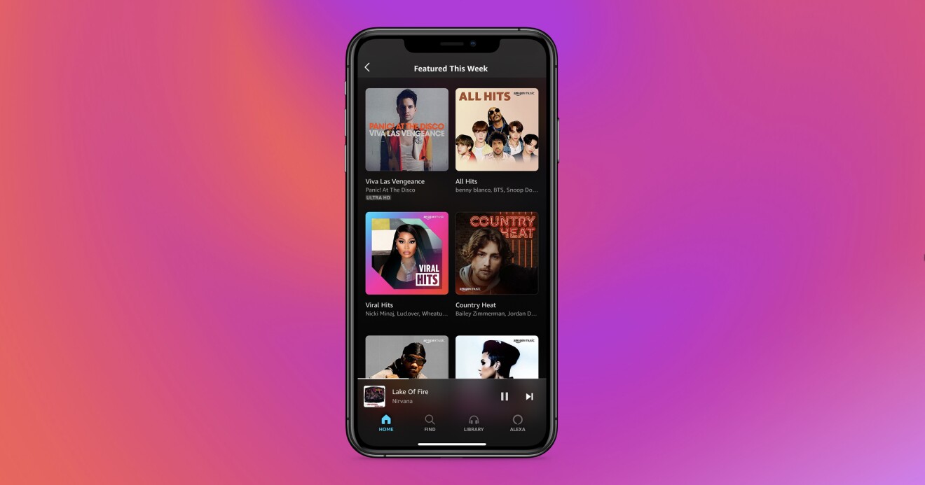 Amazon Music App auf Handy