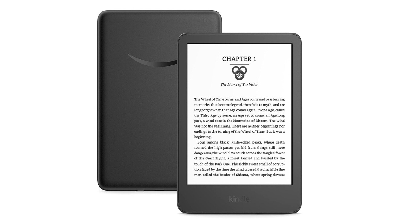 Base Kindle e-reader.