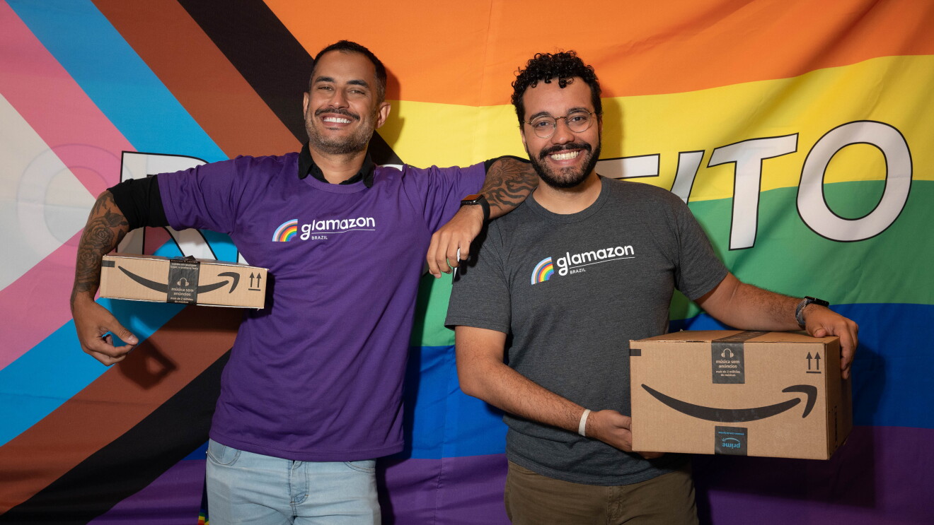 Thiago Oliveira e Artur Reis, que fazem parte do board do Glamazon