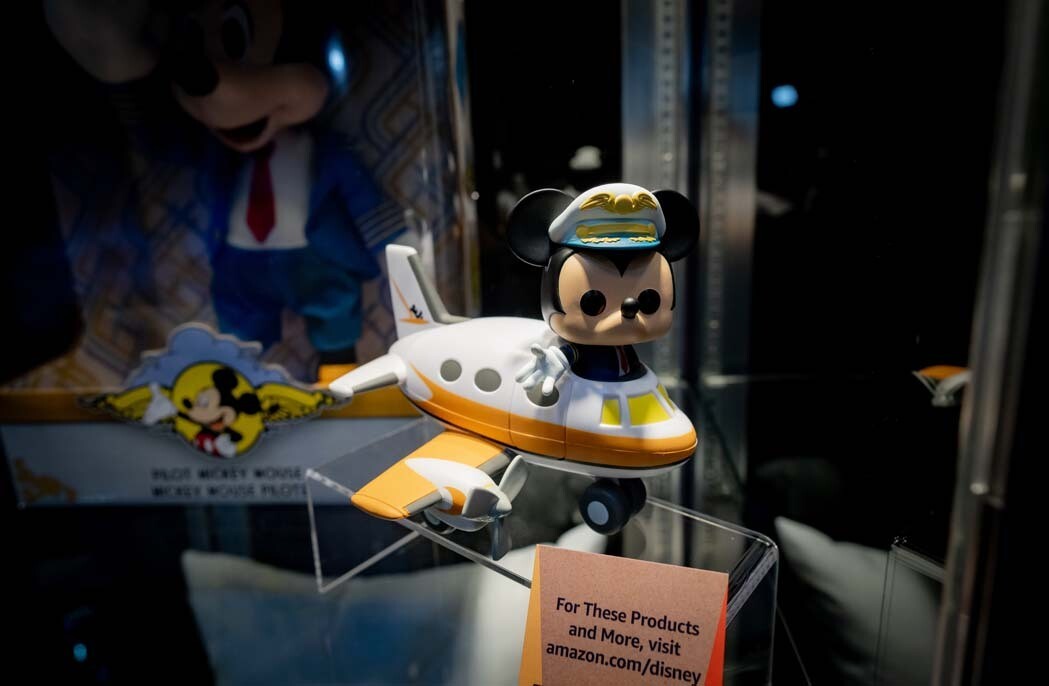 An image from the D23 fan expo show floor