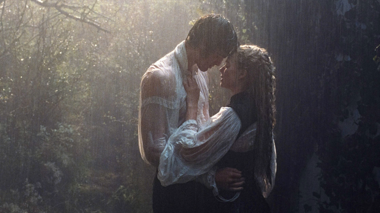 Margot Robbie and Jacob Elordi in Wuthering Heights